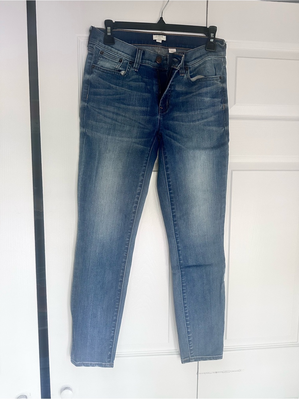 J. Crew Women's Skinny Jeans in Faded Blue Wash